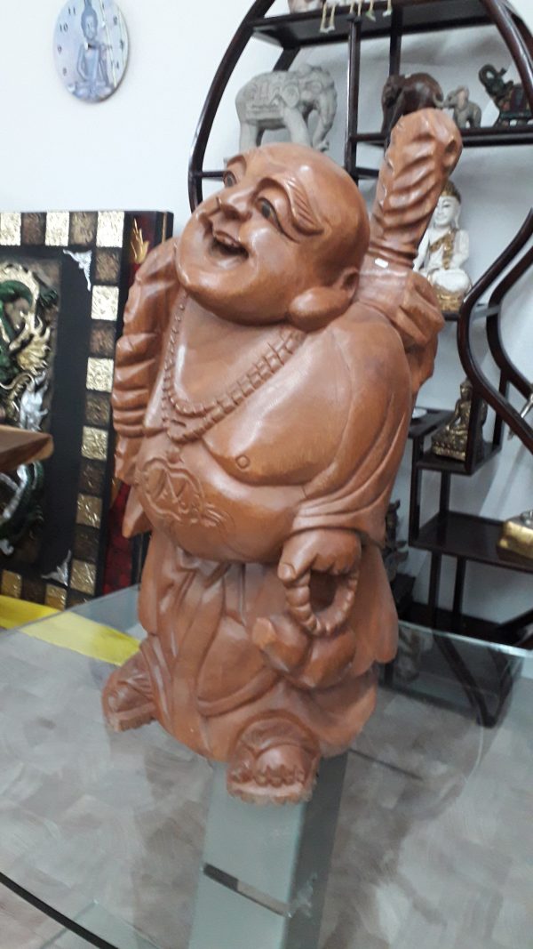 Happybuddha aus Holz