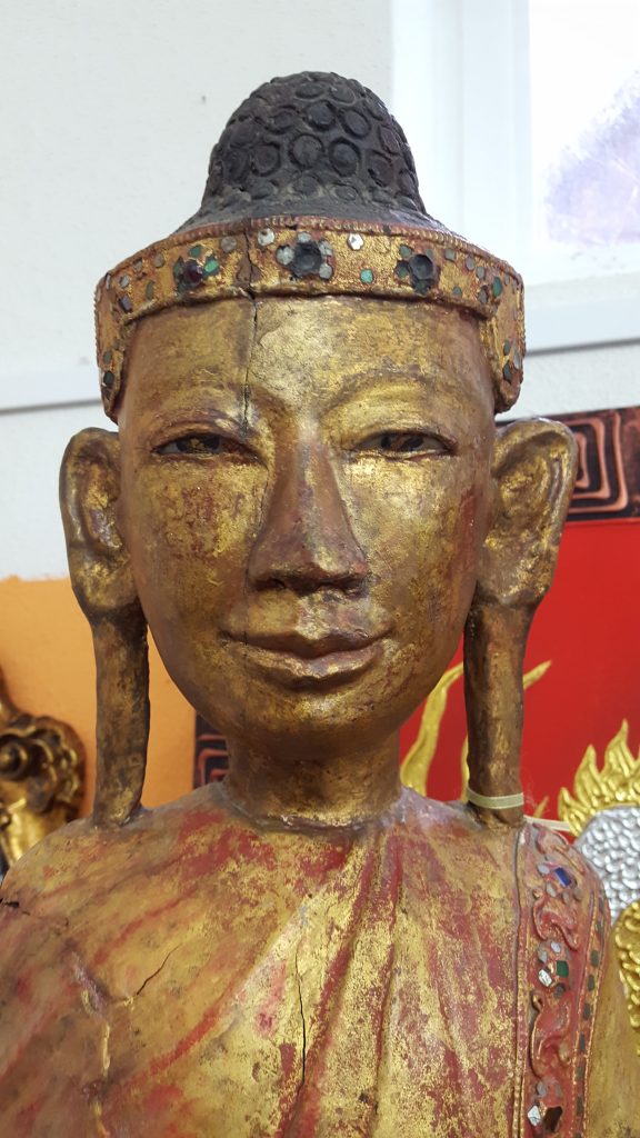 Alte antique Buddhafigur aus Burma, sehr selten